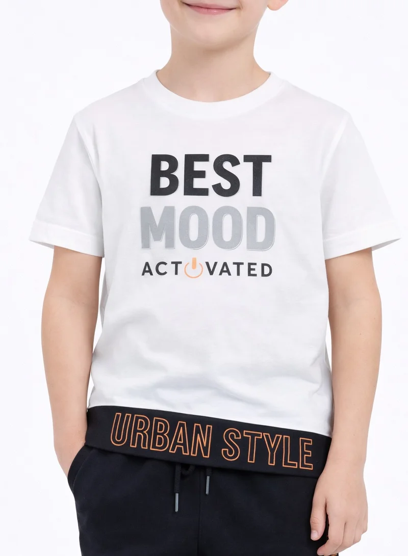 Victor And Jane  Boys Best Mood Activated T-Shirt & Black Shorts Set for Men | Best Price UAE